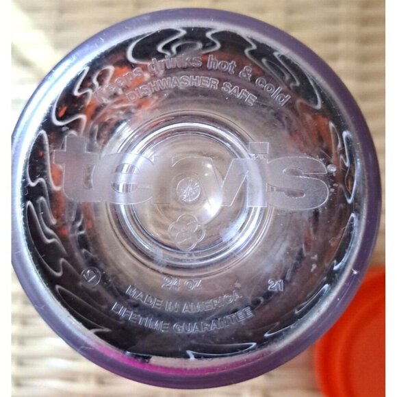 Harley Davidson Motor Cycles Tervis Tumbler 24 Oz Flame Fire Splatter Wings 2015 - Picture 8 of 8